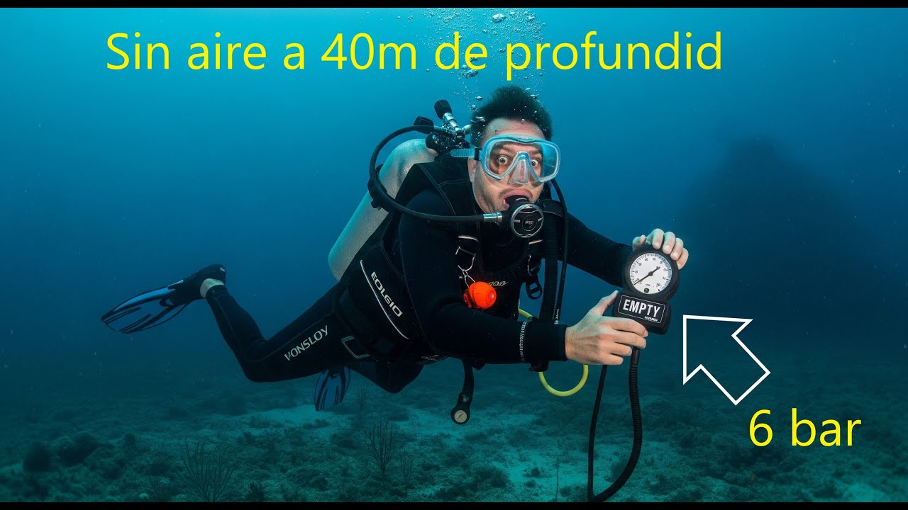 ¡Sin aire a 40m de profundidad! - El riesgo de descuidar el suministro de aire