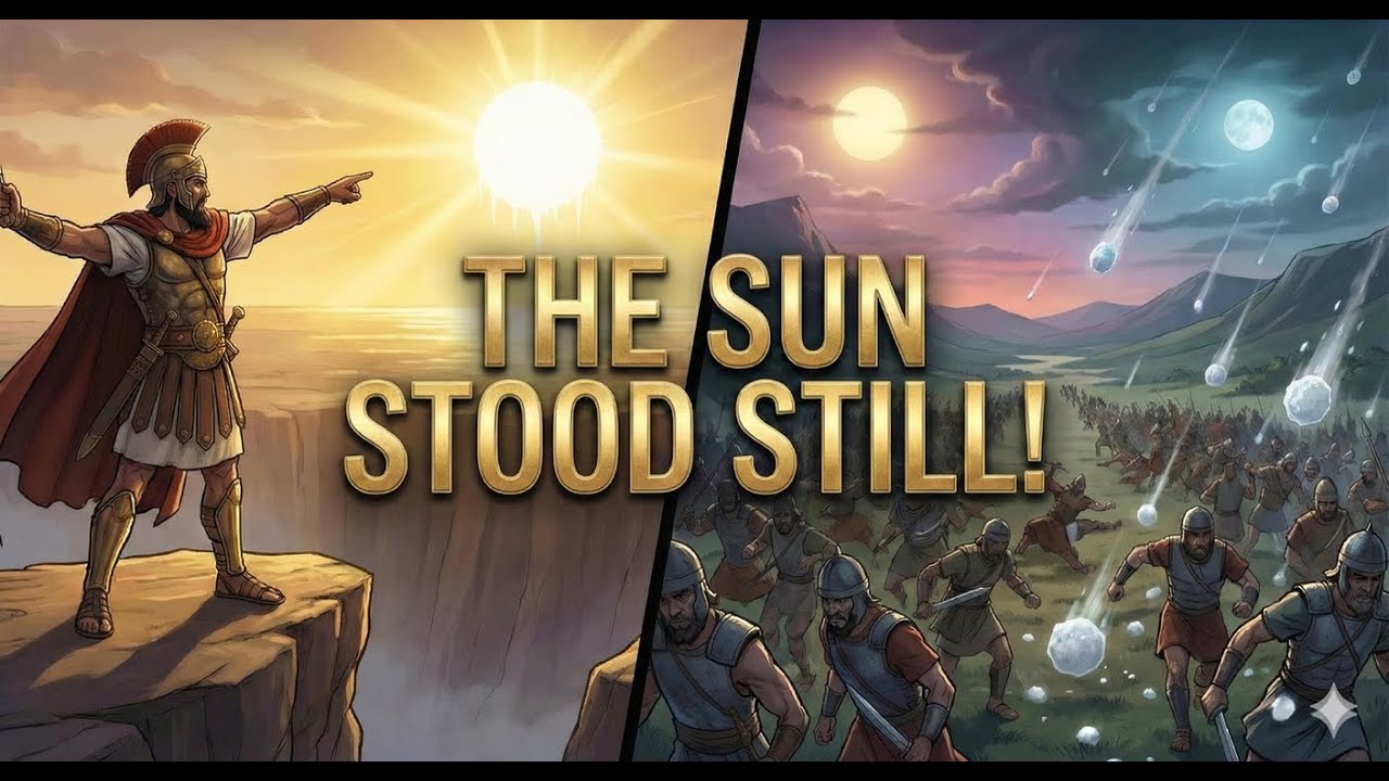 JOSHUA'S LONG DAY - THE SUN STANDS STILL(Full Animation | Joshua 10)