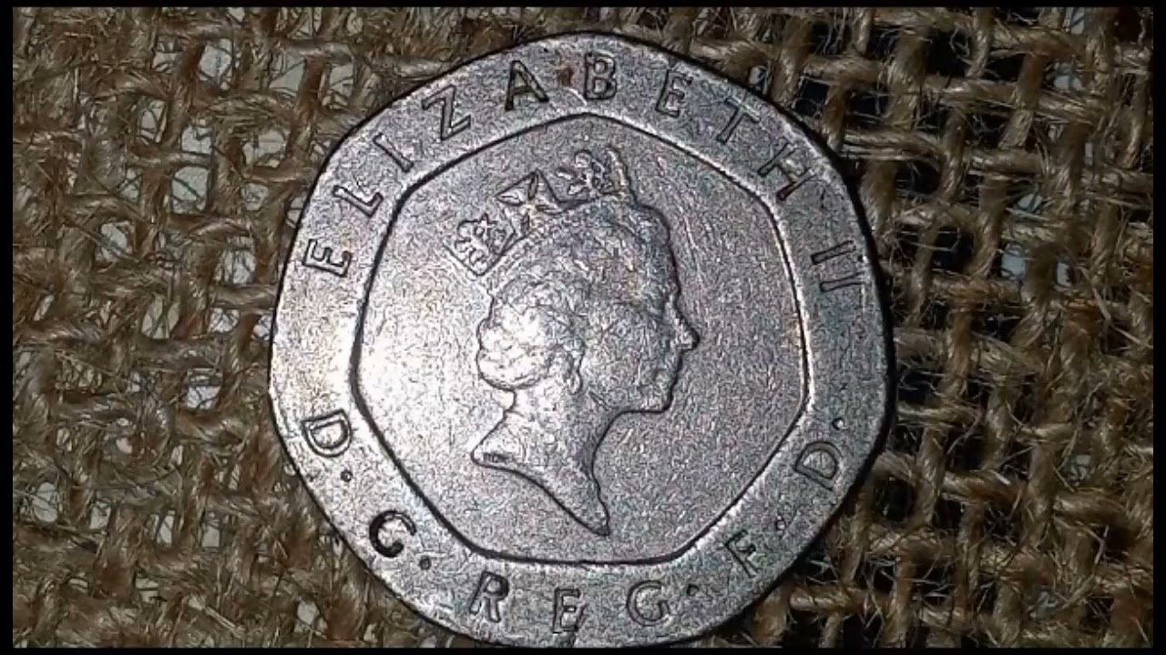 1989 20p - Twenty Pence Coin Rare Collectible Elizabeth II