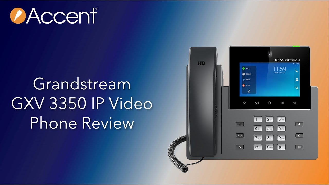 Grandstream GXV3350 Review - Android IP Video Phone Review and Walkthrough