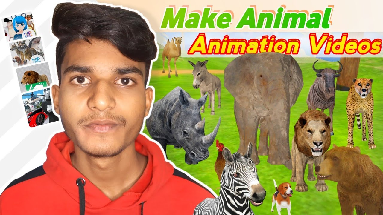 How to Make Animal Animation Videos in Mobile || Make Animal Stories Using Mobile
