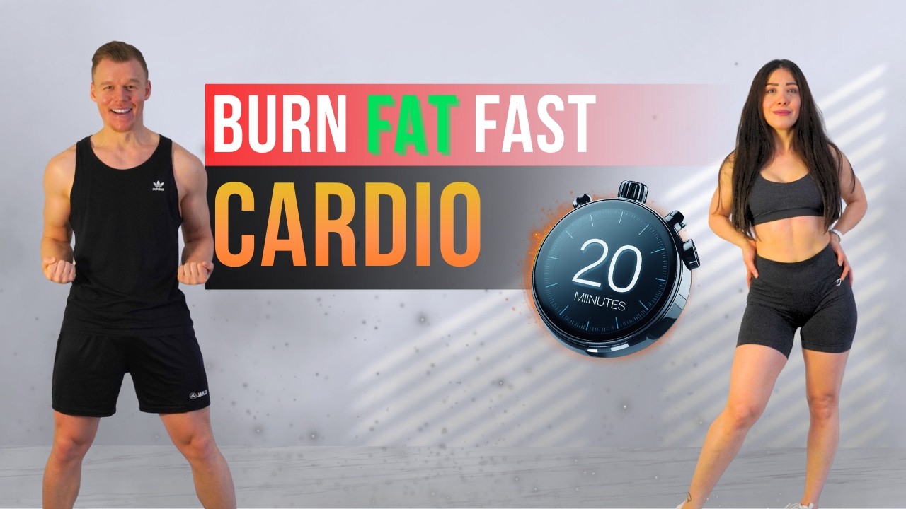 20 Minute Fat Burning Workout 🔥 At Home to Lose Thigh Fat