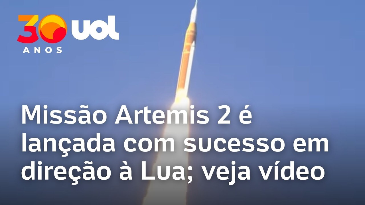 Nasa lan&ccedil;a foguete da miss&atilde;o Artemis 2 rumo &agrave; Lua ap&oacute;s 53 anos da Apollo 17; veja o v&iacute;deo