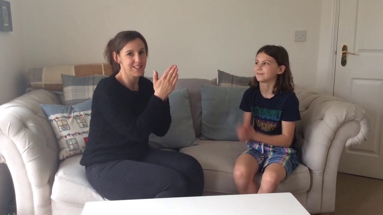 Pat-a-cake clapping game