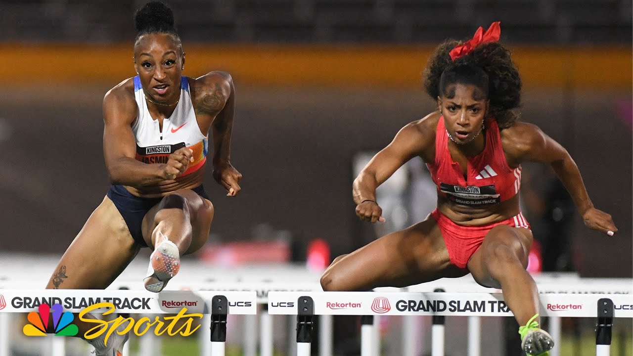 Tia Jones rises up, secures Grand Slam Track 110m hurdles win in Jamaica | NBC Sports