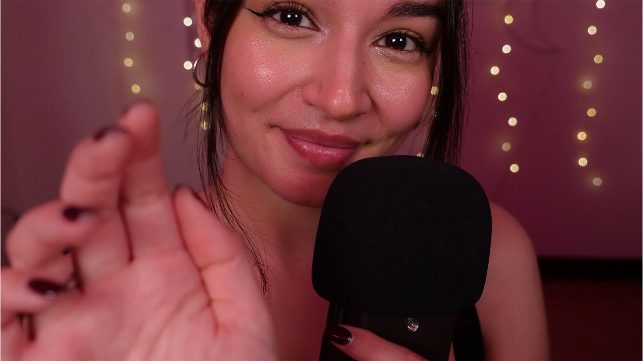 ASMR: сделайте это, чтобы снять тревогу (позитивные аффирмации + упражнения) ♡