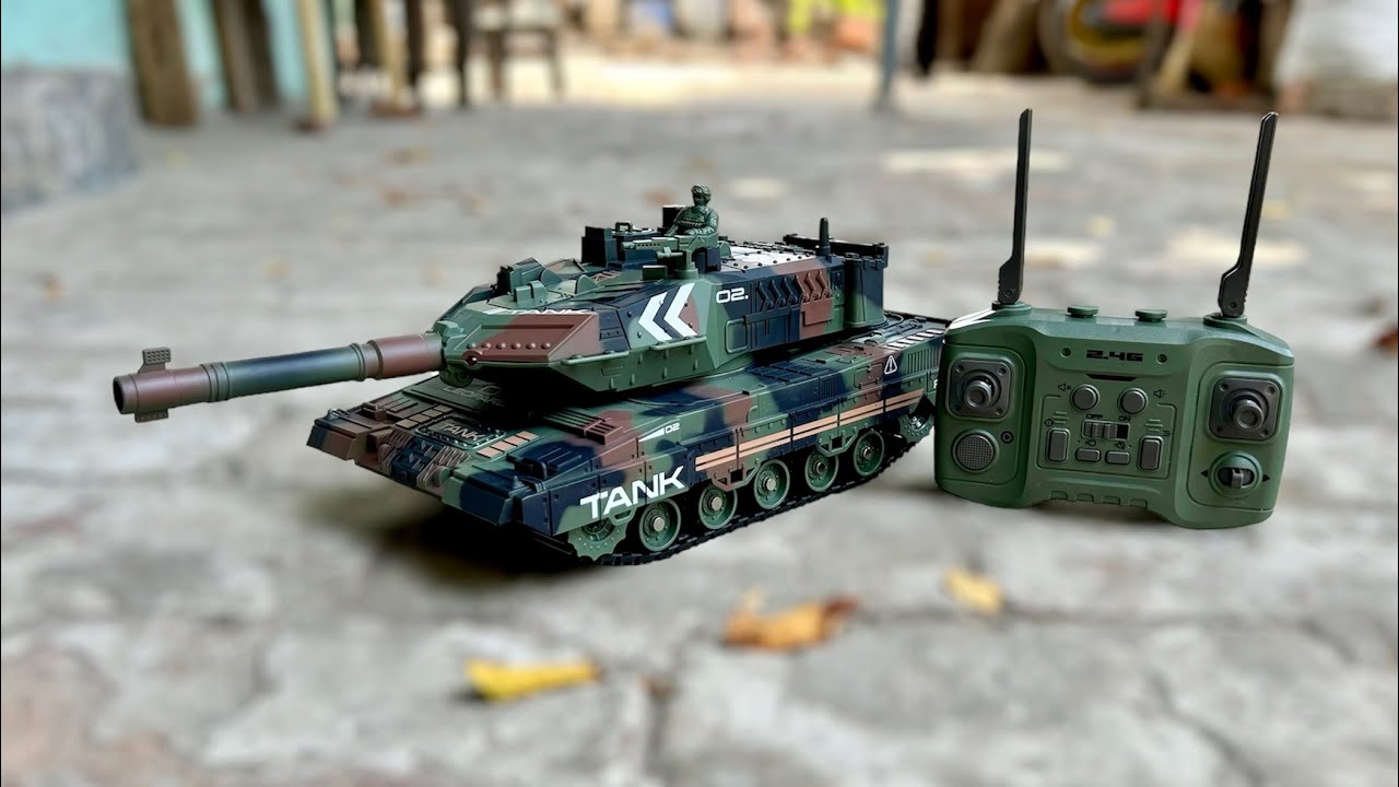 Awesome Cheap Remote Control Tank Unboxing And Testing