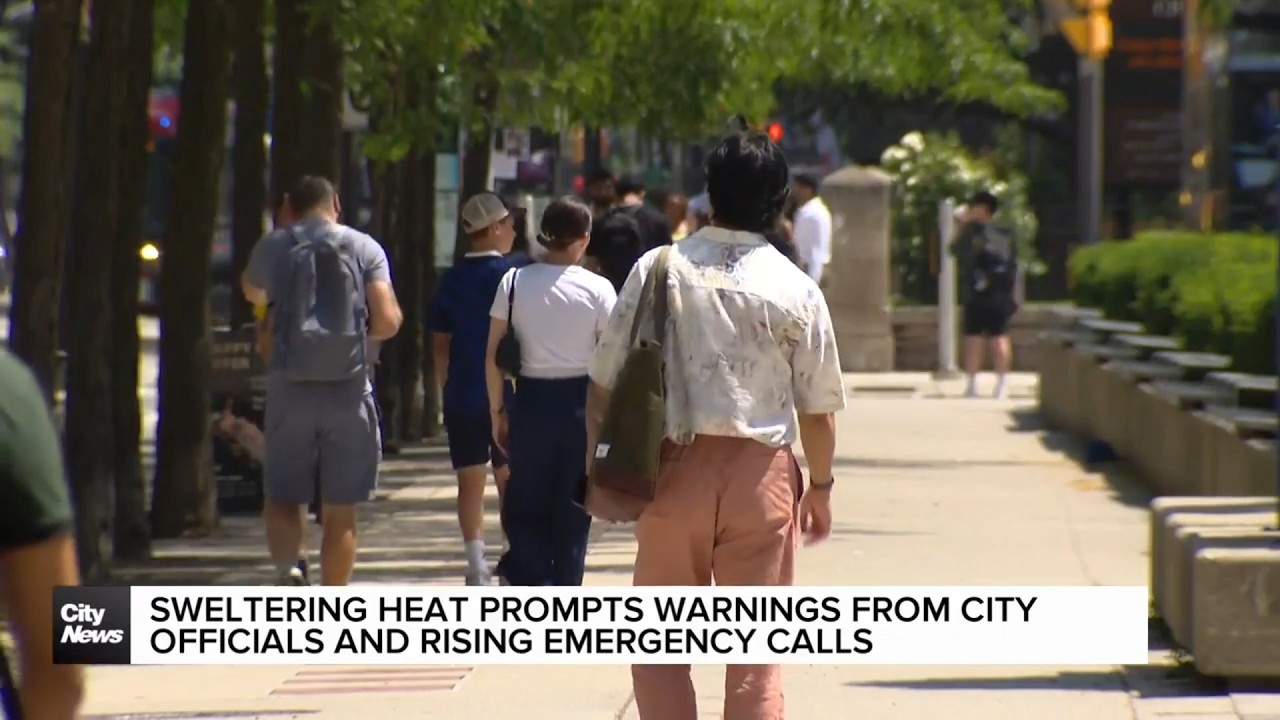Sweltering heat prompts warnings and spike in emergency service calls