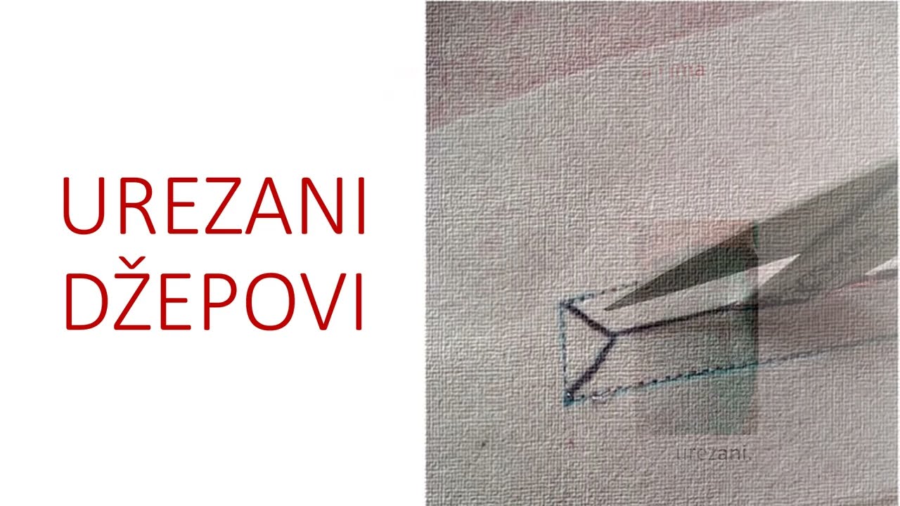 Izrada urezanih džepova (easy metoda)