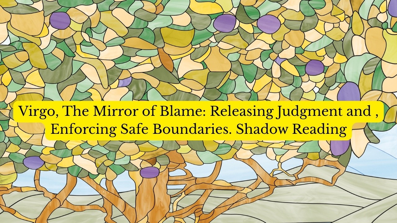Virgo, The Mirror of Blame: Releasing Judgment and , Enforcing Safe Boundaries. Shadow Reading