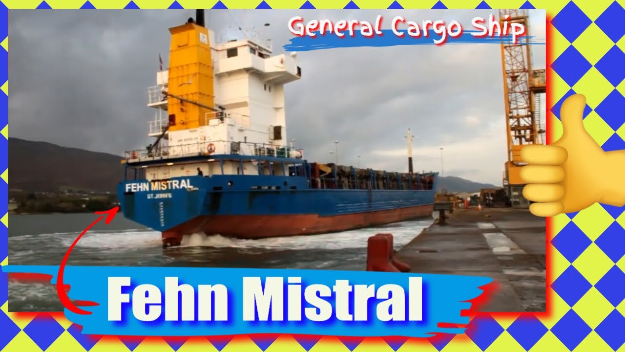 Cargo Ship - Fehn Mistral *MUST WATCH* Departs Warrenpoint seaport for Sweden