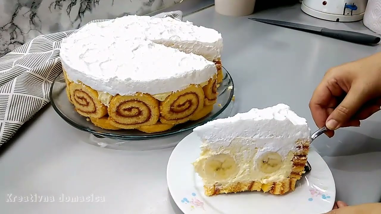 Банановый рулет — всегда просите еще кусочек