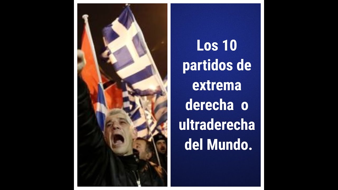 Los 10 partidos de extrema derecha  o ultraderecha del Mundo