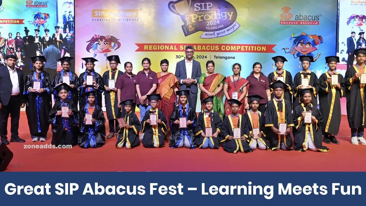Sip Regional Prodigy 2024 Telangana | Sip Abacus | Telangana | Sip Abacus Malkajgiri |  9989284428