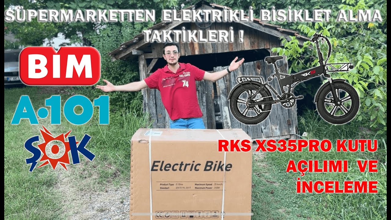 SÜPERMARKETTEN ELEKTRİKLİ BİSİKLET! | BİSİKLET İNCELEMELERİ #6 | RKS XS 35 PRO