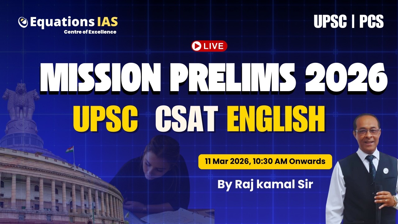 UPSC CSAT: English Class 2 By Raj kamal Sir