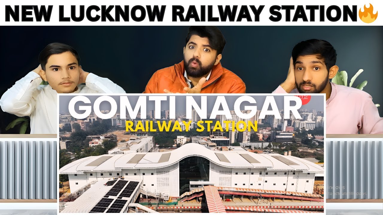 Reaction On Gomti Nagar Railway Station | भारत की Pakistani Reaction  🔥