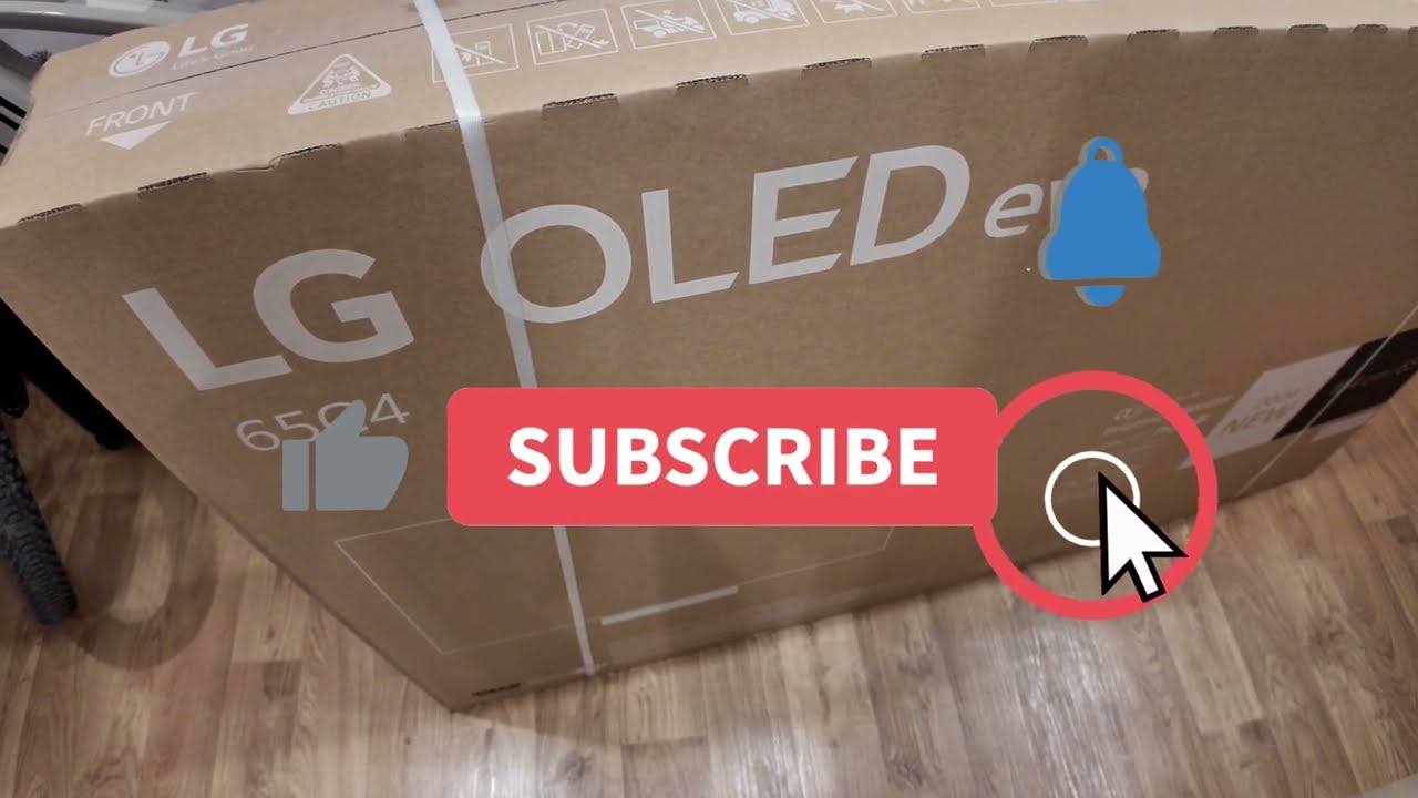 UNBOXING LG OLED evo C4 TV 65
