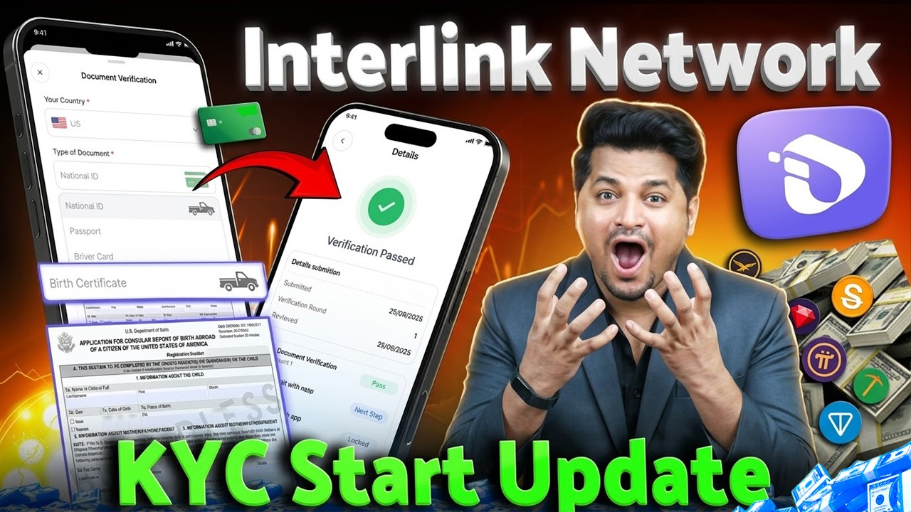 Interlink Network New Update 🔥 | KYC Process Started!