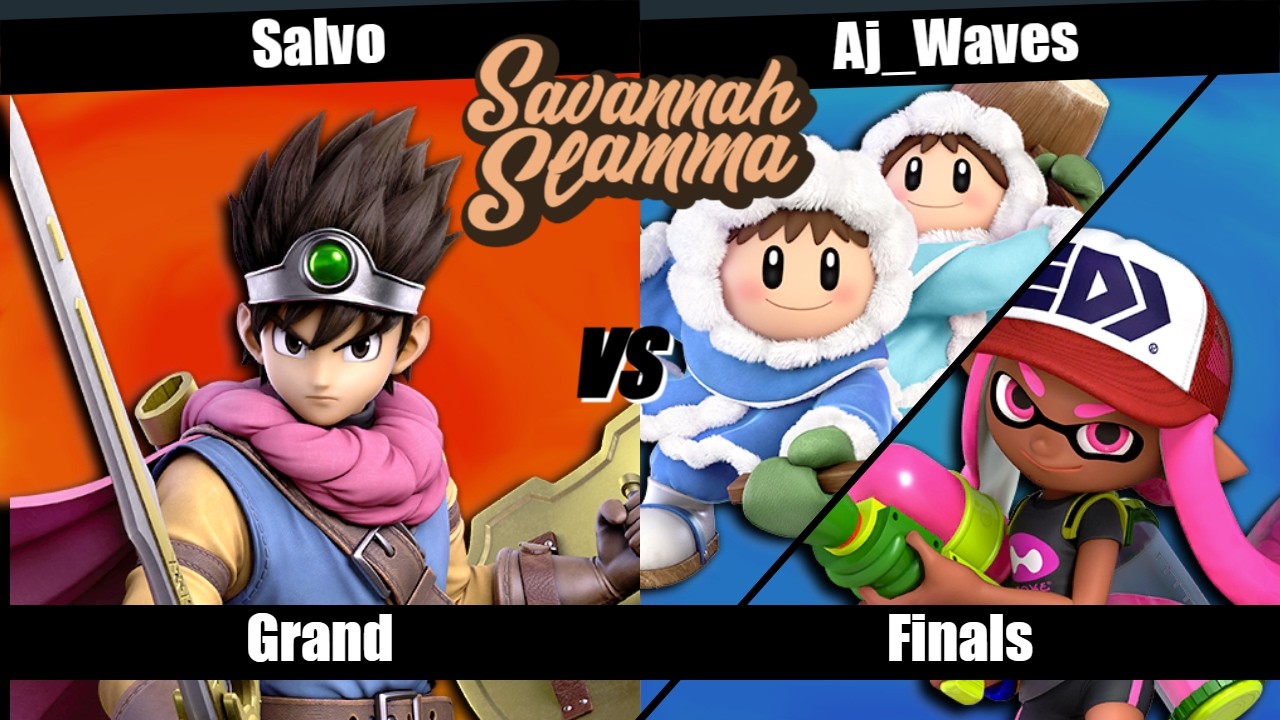 Savannah Slamma 124 GRAND FINALS - Salvo (Hero) vs. Aj_Waves (Ice Climbers, Inkling)