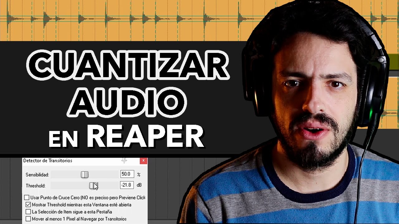 Cómo cuantizar audio en REAPER