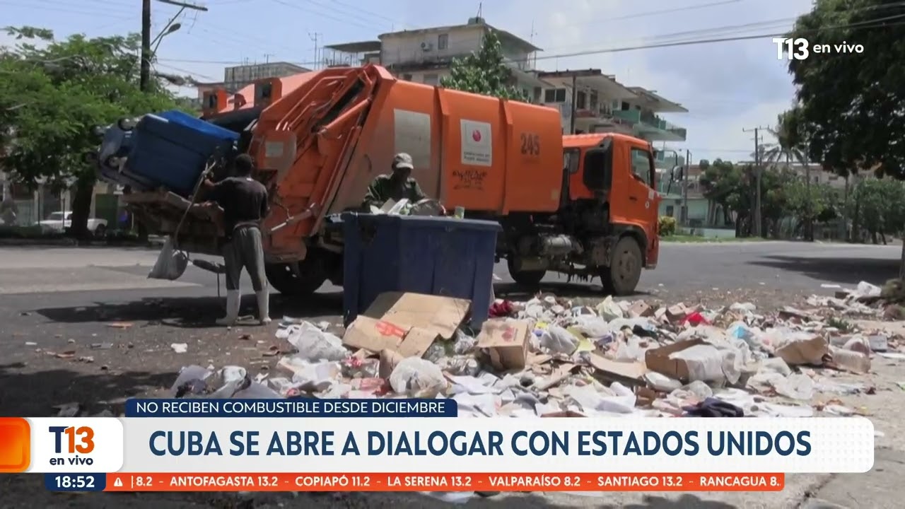 Cuba se abre a dialogar con Estados Unidos: no reciben combustible desde diciembre