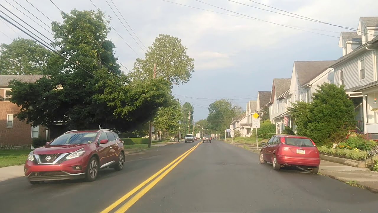 Driving by Quakertown, Pennsylvania