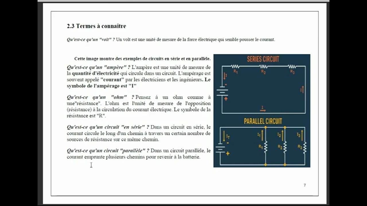 5 La sécurité Electrique (Sub part S