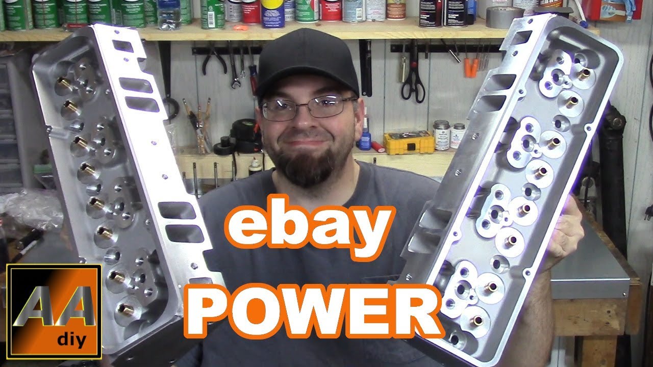 Дешевая проверка головок цилиндров алюминиевых SBC на eBay