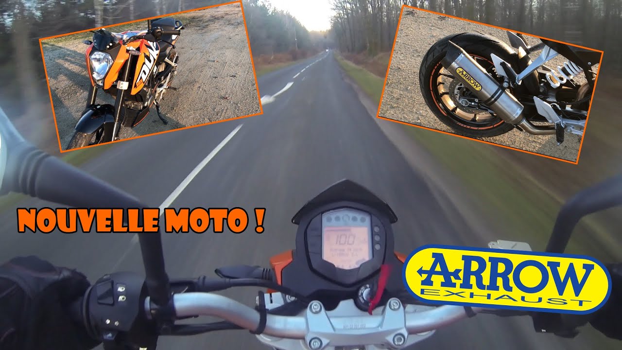 NOUVELLE MOTO | KTM 125 DUKE [2014] ! Pot ARROW !