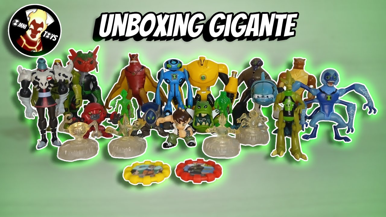 UNBOXING IRADO de BONECOS do BEN 10!!