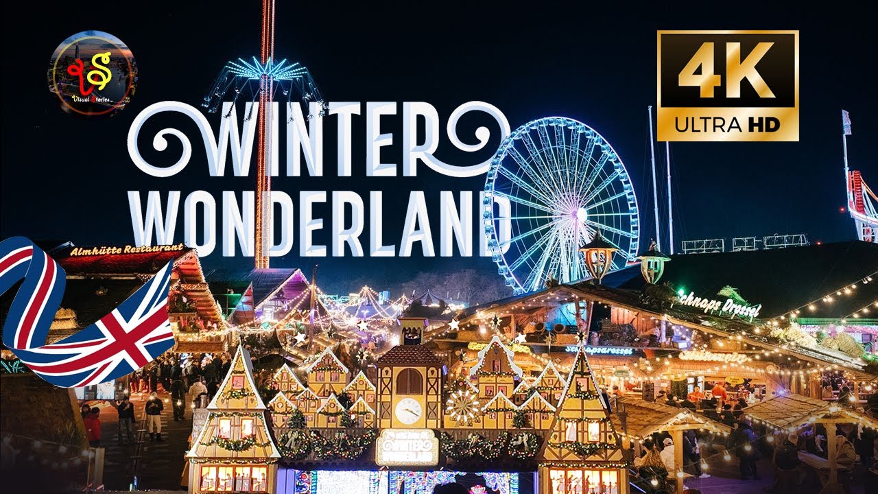 LONDON WINTER WONDERLAND 2025 4K Walkthrough ✨ Best Festive Lights, Rides & Christmas Market