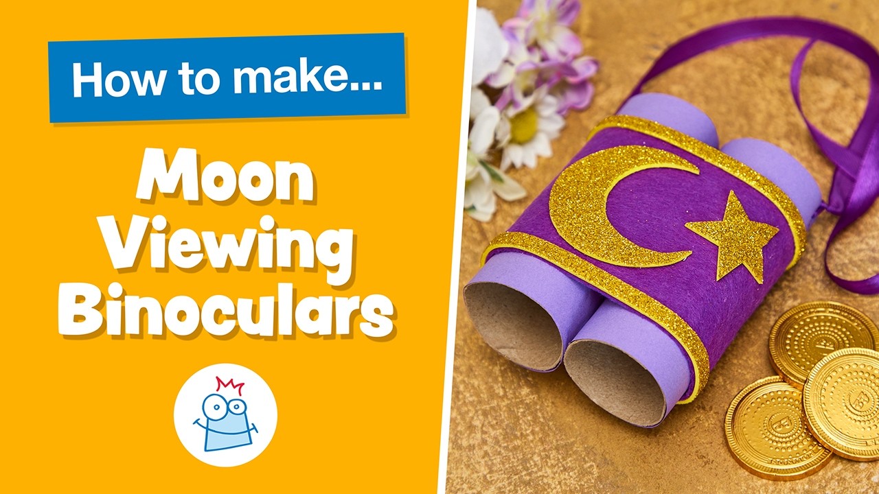 How to Make Moon Viewing Binoculars | Baker Ross