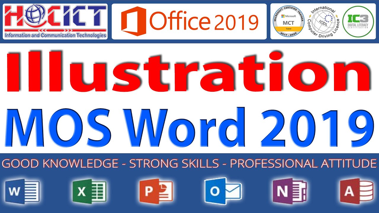 MOS Word 2019 - Illustration Questions | MO-100: Microsoft Word 2019 Exam