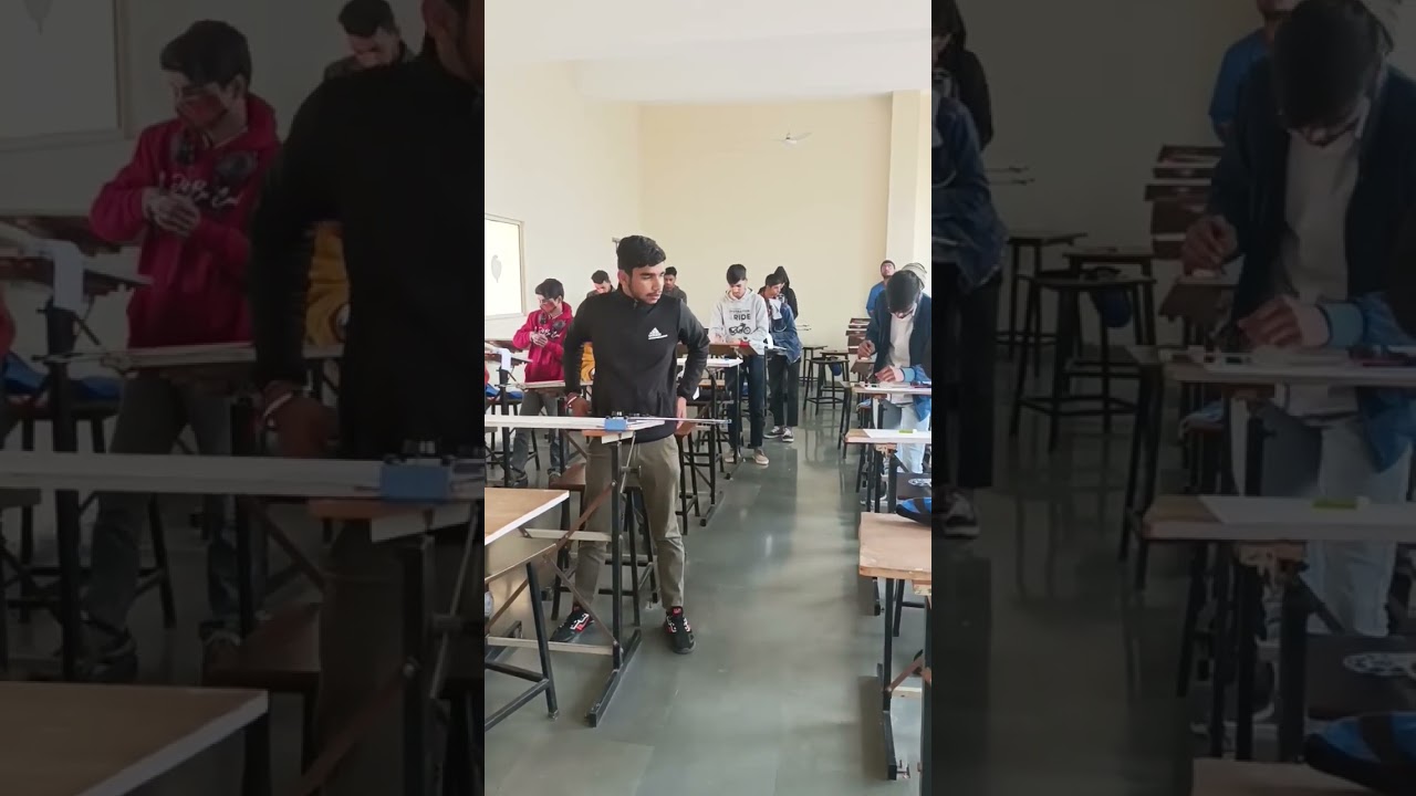 Engineering drawing Exam. #shorts #viralshort