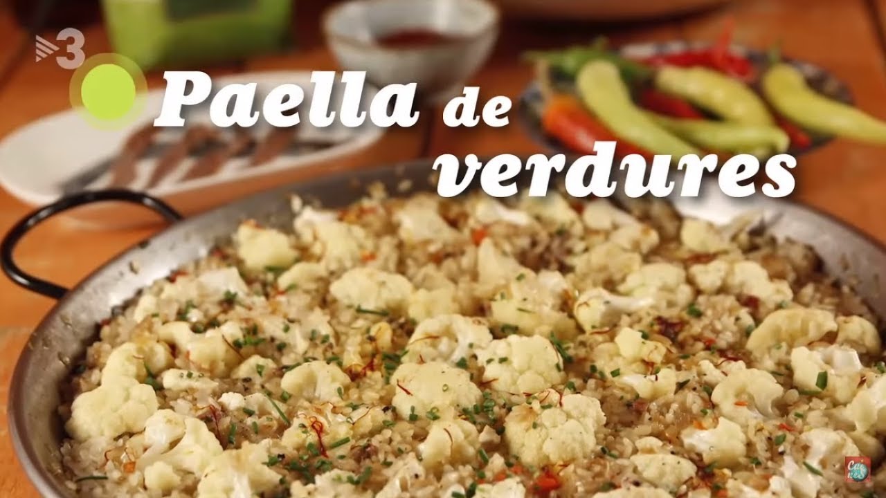 La tradició es construeix a cada moment i Paella de verdures