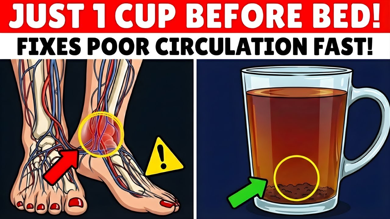 Over 60? Drink THIS to Increase Blood Flow Quickly in Your Legs