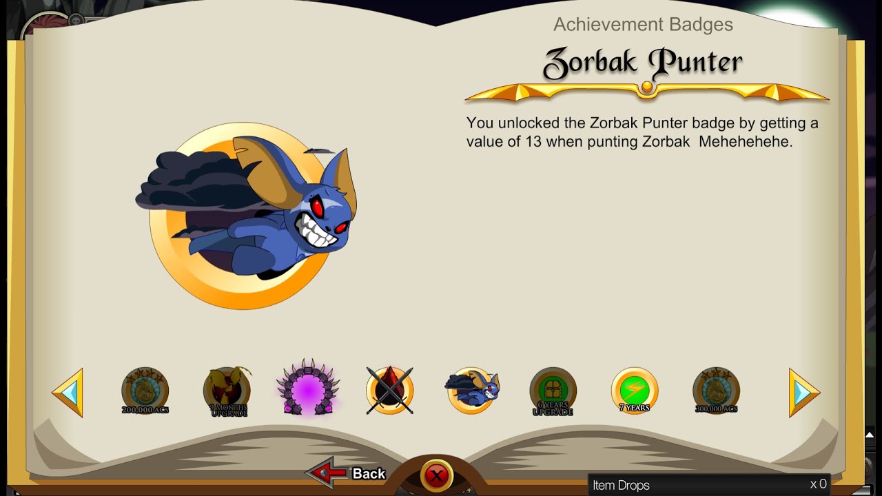 AQW |🟣 Zorbak Punter Badge  🚀/Join zorbakpunt 🟣𝟭𝟯 𝗩𝗲𝘇𝗲𝘀, 𝟭𝟯 𝗩𝗲𝘀𝗲𝘀,𝟭𝟯 𝘆𝗮𝗿𝗱𝘀 🟣