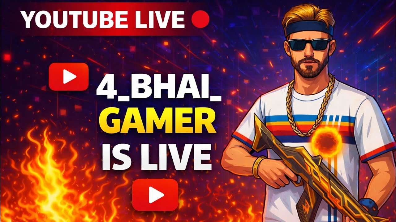 🎯 Free Fire Live Stream | Booyah Target 🔥 | 4_BHAI_GAMER😂 Free Fire Funny Live