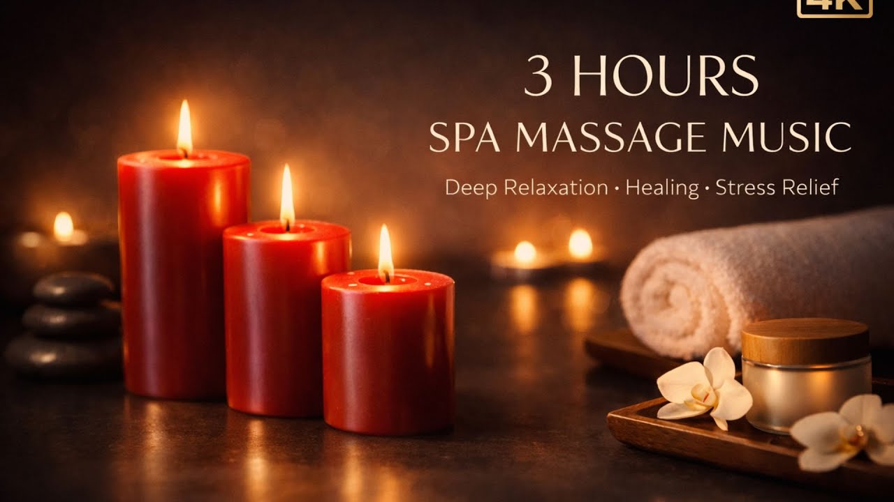 3 Hours Deep Massage Music | Relaxing Spa Music for Body & Mind