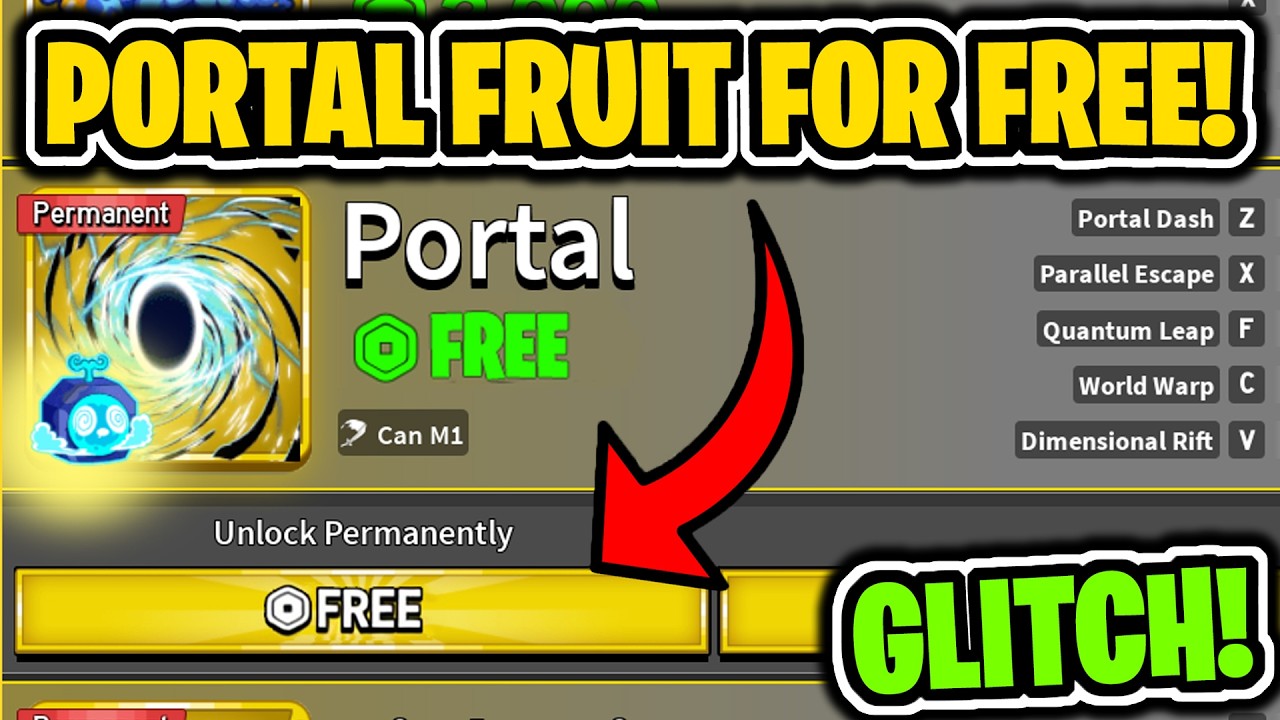 КАК ПОЛУЧИТЬ ФРУКТЫ ИЗ PORTAL В BLOX БЕСПЛАТНО!