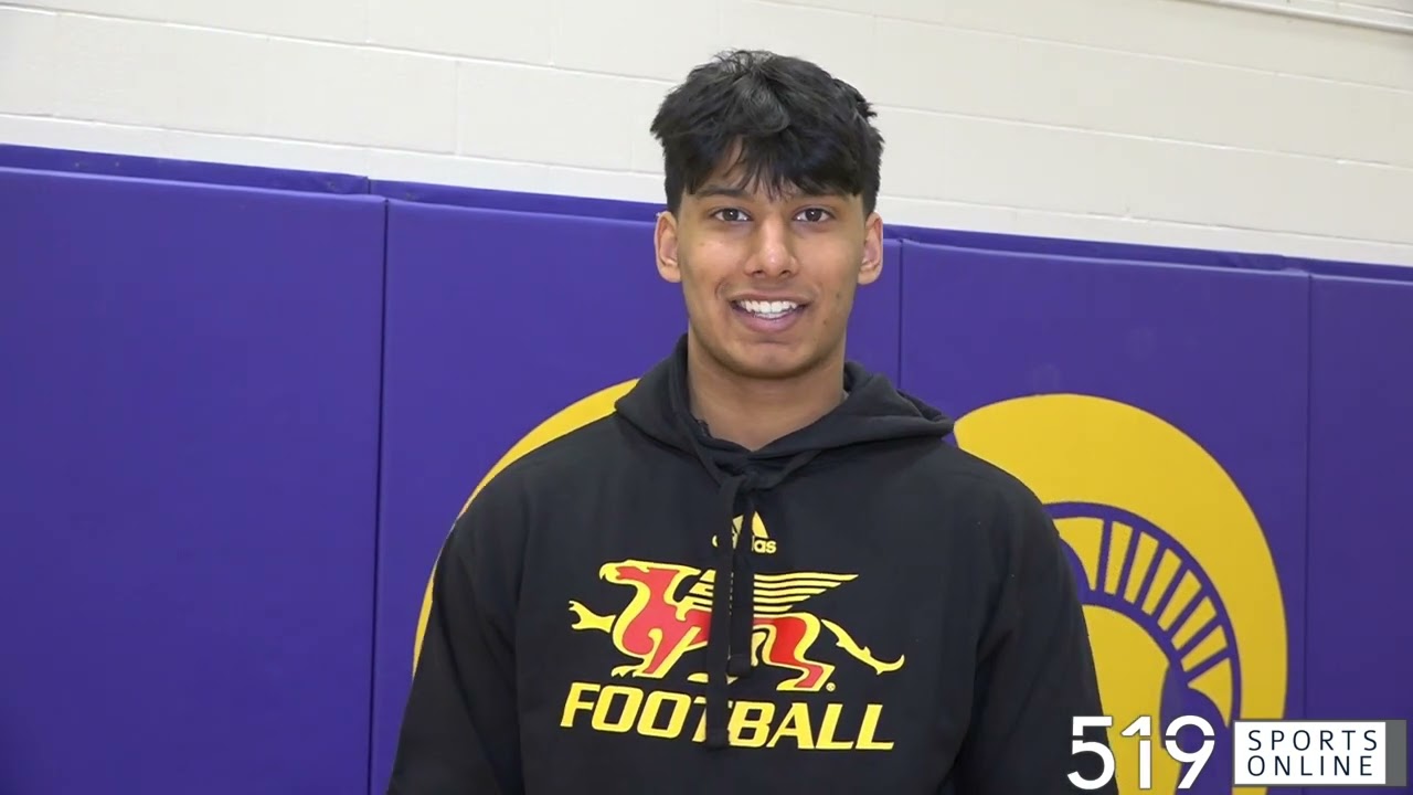 District 10 Football - Amrit Atwal from CCVI signs with the Guelph Gryphons