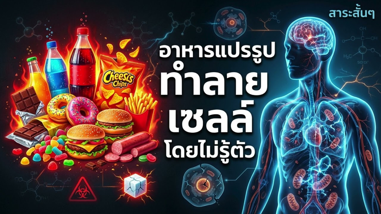 🥗  Metabolical อาหารแปรรูปทำลายเซลล์
