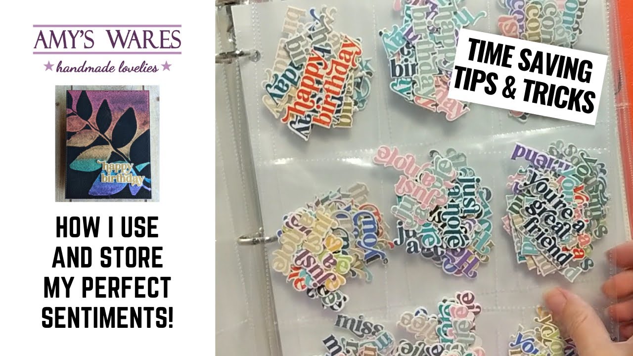 How I use my Perfect Sentiments from Pinkfresh Studios with my batching process!