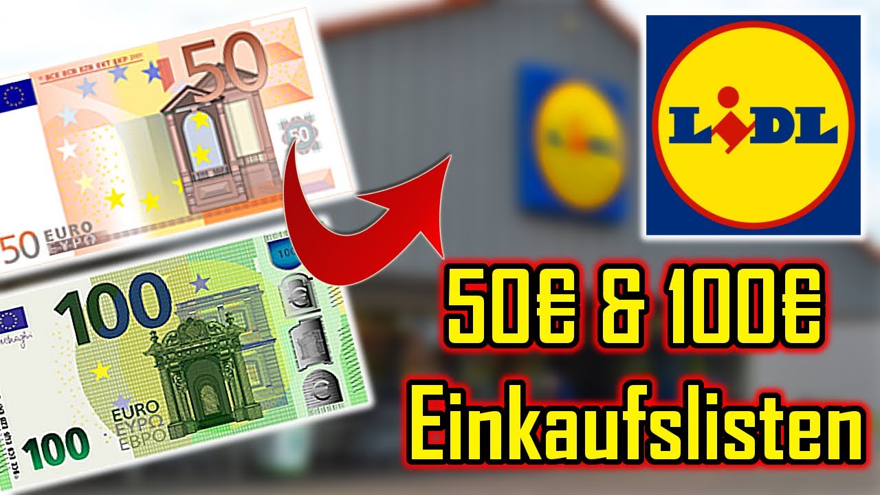 LIDL 50€ & 100€ FEUERWERK EINKAUFSLISTEN | Das würde ich mir kaufen!