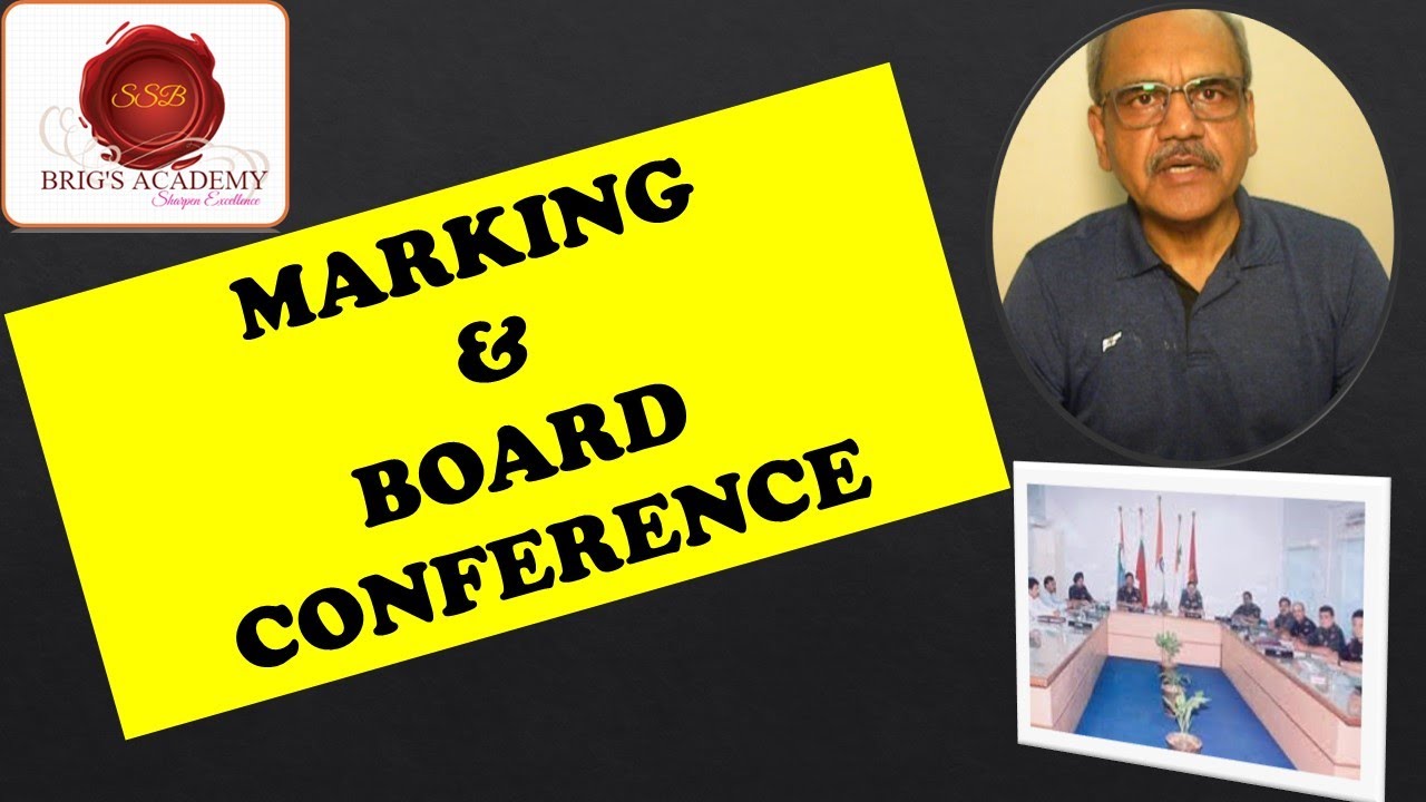 SSB :   Marking System & Board Conference