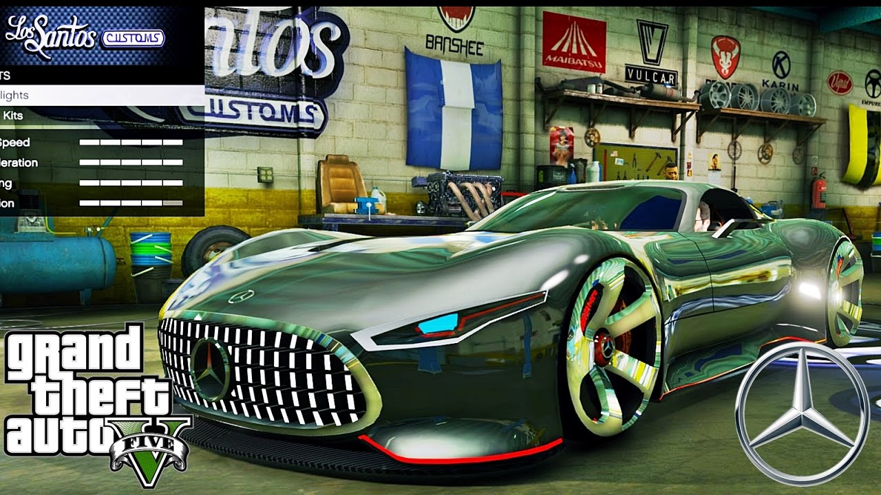 Mercedes Benz AMG Vision GT Concept ☢ Extreme Graphics !!!