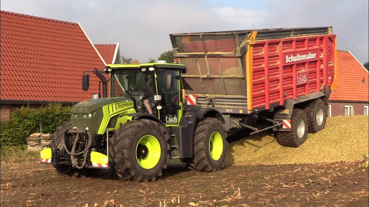 Maïs 2025 | JCB Fastrac 4250 in MB Trac kleuren | Fendt 920 en 930 | Claas Jaguar 870 | Corn harvest