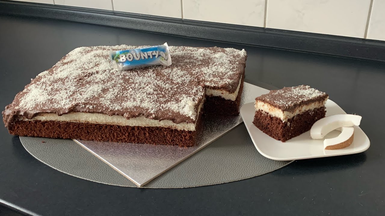 Bounty kuchen / Bounty Torte / Kokos Kuchen / Schoko Kokos Torte / Kuchen backen / einfach backen