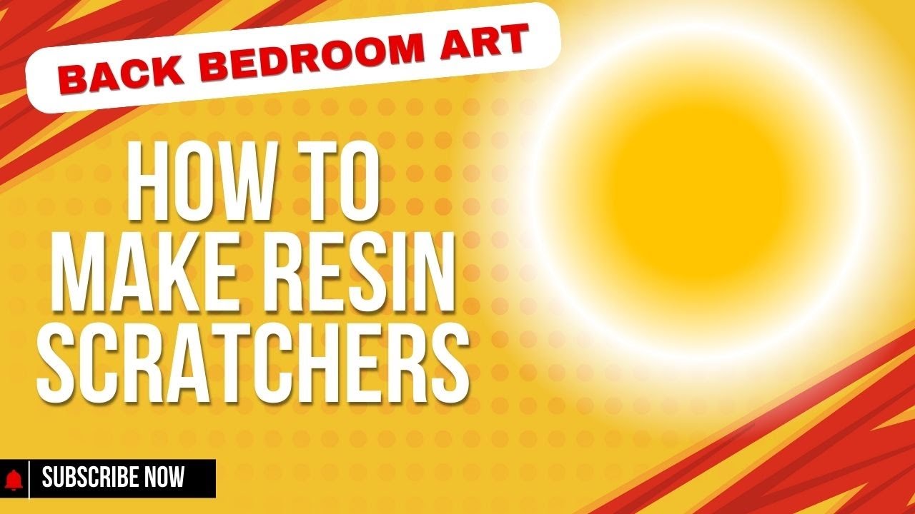 Cool Mix of Resin Art Scratchers. This is an easy to make simple art piece that anyone can do